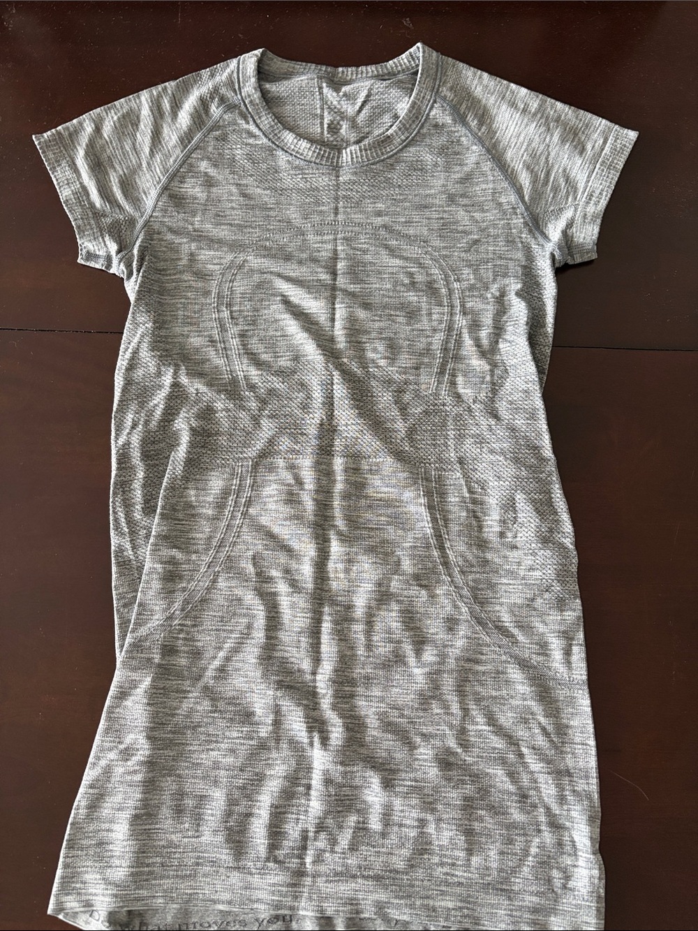 lululemon athletica heathered gray shirt